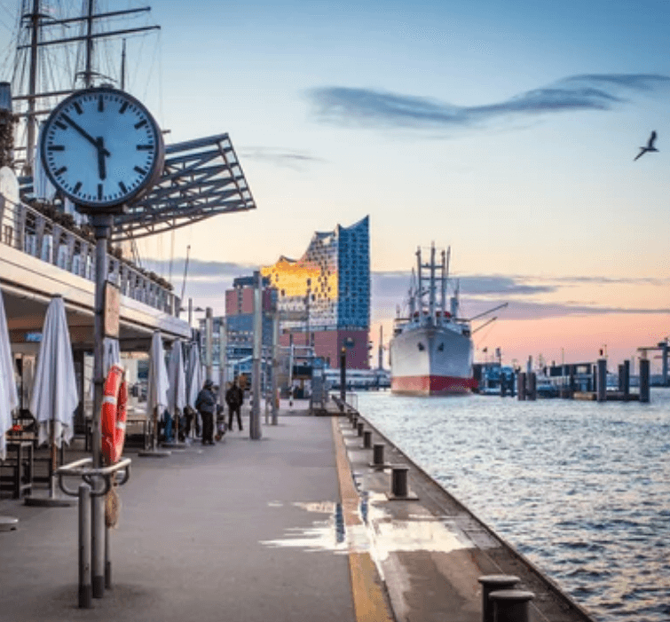 Foto der Promenade in Hamburg