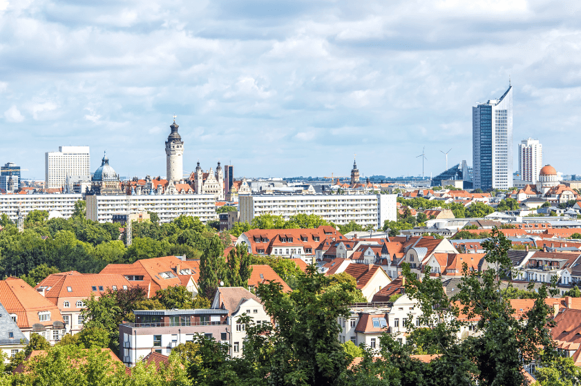 Leipzig Stadt Aussicht