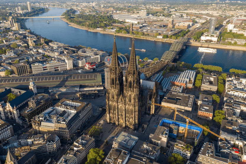 Luftbild Köln - Kölner Dom