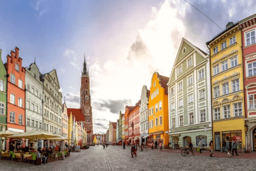 Landshut Fussgängerzone Innenstadt