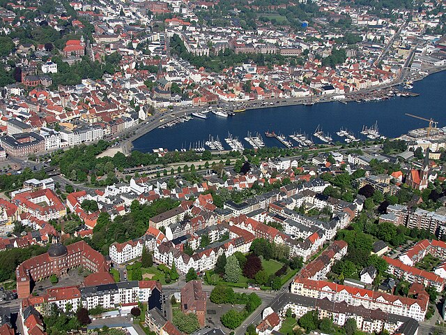 Wolfratshausen Stadt - Luftaufnahme